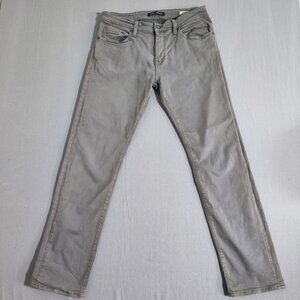 Mavi Jeans men's size 33/32 light grey Marcus slim straight leg